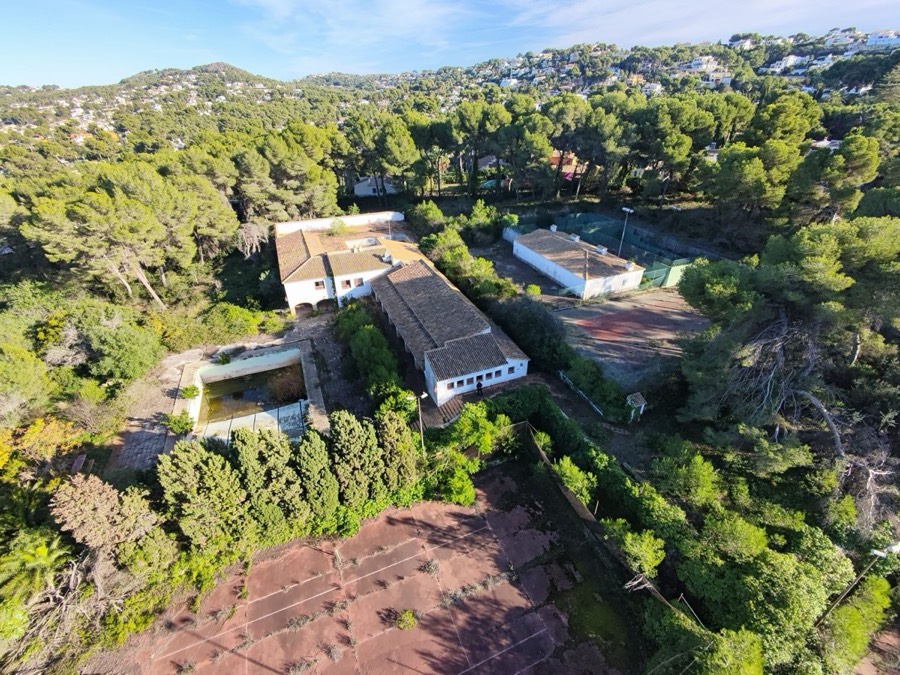 Casa Tosalet desde el aire